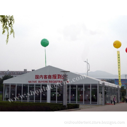 Event Tent with Glass Wall Glass Door